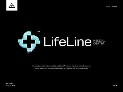 LifeLine™ brand identity branding concept logo creative design designer graphic design graphic designer logo logo designer logo love logo maker logomark logos logotype mark medical center modern logo vector