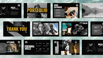 Creative Portfolio - Presentation Templates branding graphic design minimalist portfolio portfolio design portfolio ppt ppt design ppt template