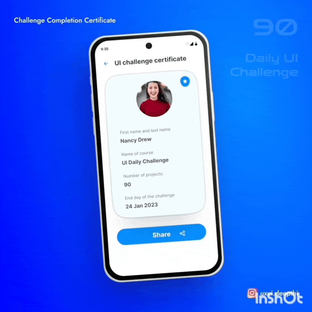 90-Day UI Challenge | UI/UX designs app app design design challenge product design ui design ux design
