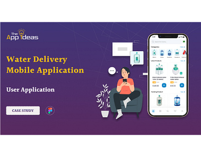 Water Delivery Mobile Application appdesign graphic design ui webdesign