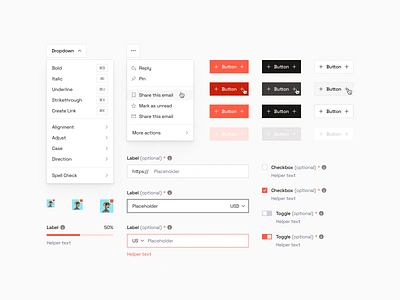 Fox Protocol UI Components ai components crypto design system framer guidelines hover interaction library orange rough sharp straight symbol system ui web3