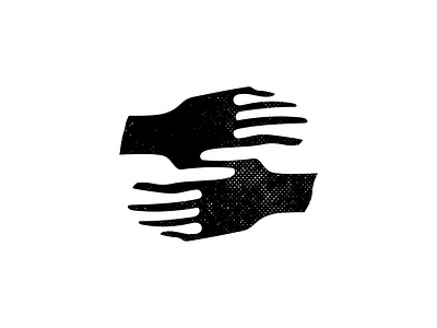 Hands branding concept design graphic design hand hands identity logo mark minimal simple symbol