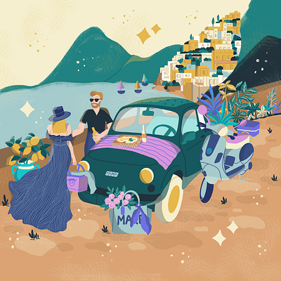 Tarot | 7. El Carro design graphic design ilustracion ilustration italia tarot tarot moderno