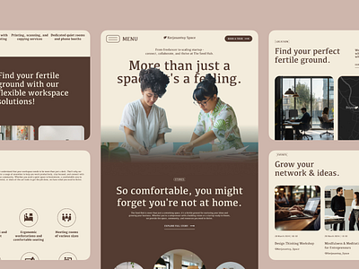 Kerjasantuy_Space - Coworking Space Landing Page officedesign ui ux webdesign weblanding