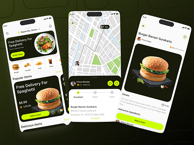 Foodo - Get Better Food Delivered app app design app designs app screens design design food app food app desing graphic design mobile app mobile app design mobile screen mobile screens ui uiux use interface design user experience user interface ux