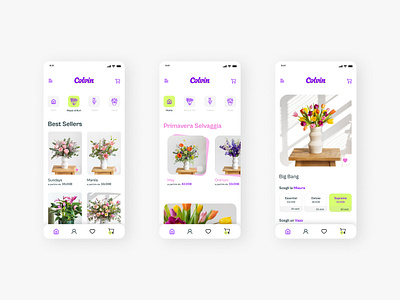 Colvin-Plant App UI app branding figma ui ux