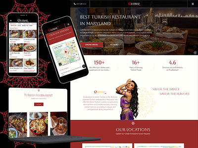 Elegant Turkish Restaurant Website Design design elegant restaurant website landing page modern restaurant website modern web design restaurant landing page restaurant web design restaurant website restaurant website design restaurant wordpress design turkish restaurant website ui ux website design wordpress design