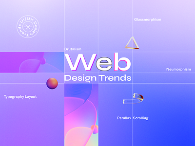 Web Design- UI/UX Design Trends design trends landing page trending design uiux design trends web design trends website design y2k micro animation