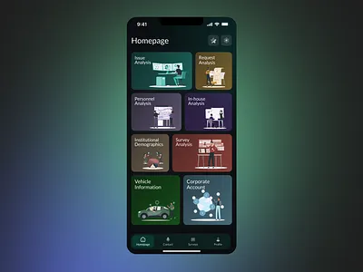App Homepage app application application uı applicationdesign categories dashboard homepage illustration mobil mobiluı shot ui uıdesign uıux uıuxdesign