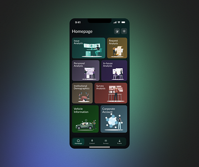 Analysis CRM App Homepage app application application uı applicationdesign categories dashboard homepage illustration mobil mobiluı shot ui uıdesign uıux uıuxdesign