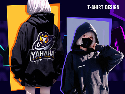 T-shirt Design for Yahaha branding logo