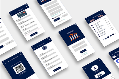 Bank app design app design ui ui ux design