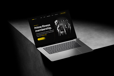 Gym 💪 Landing Page branding design graphic design illustration logo ui uiux design ux vector website design