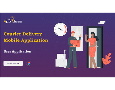 Courier Delivery Mobile Application appdesign graphic design ui webdesign