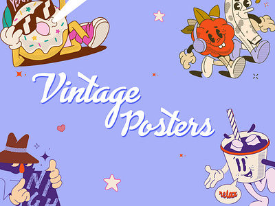 WebFolks Stock Illustrations vol.3 adobe illustrator adobe photoshop art artwork character design illustration posters ui vintage vintage characters