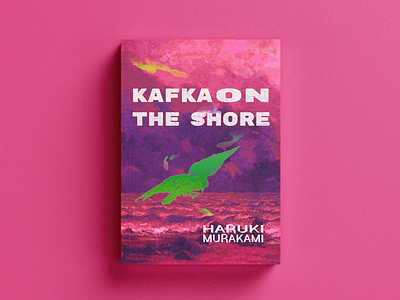 Kafka on the shore book cover redesign book graphic design typography