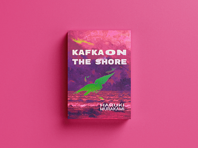 Kafka on the shore book cover redesign book graphic design typography