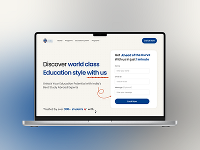 Study Abroad website app design branding design figma graphic design ui web webdesign website webui