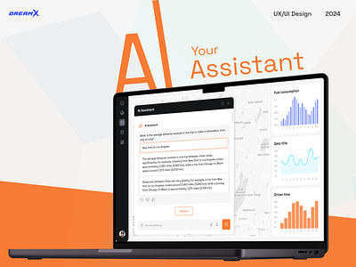 AI Assistant - Platform Design ai software chatbot design graphic design ui ui design ux ux design uxui