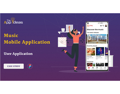 Music Mobile Application appdesign graphic design ui webdesign