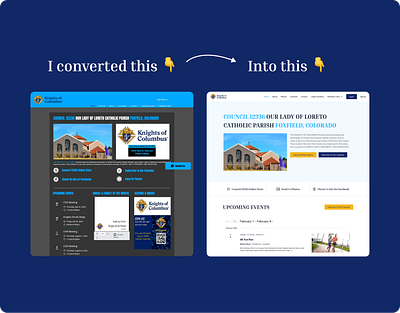 Knights of Columbus — Website UI UX Case Study case study design figma design product design ui ui design ui ux case study ux ux design web design website website case study website design
