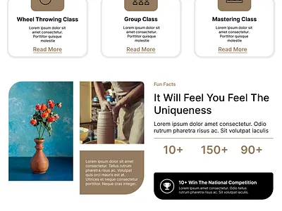 Discover a ceramics design. ui