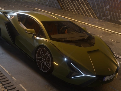 Lighting Test for the Lamborghini Cian 3d advertising cinema4d graphic design redshift render