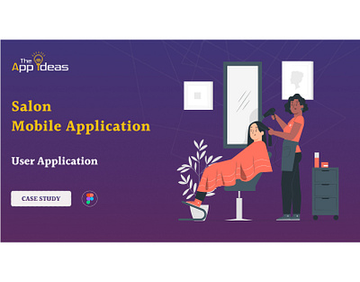 Salon Mobile Application appdesign graphic design ui webdesign