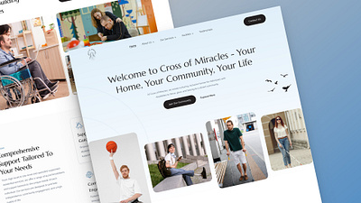 Cross of Miracles - An NDIS Journey figma healthcare ndis ui ux web design website