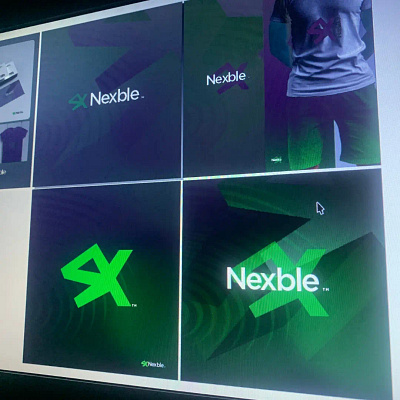 Nexble™ Brand Identity 3d animation branding graphic design logo motion graphics ui