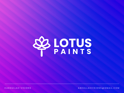 Lotus Paints Minimalist Logo Design best logo design creative logo designs logo design ideas logo designer logo designers logo maker lotus logo lotus minimalist logo lotus paint logo minimal logo designs modern logo new logo designs