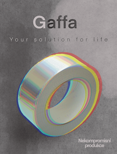 poster for Gaffa project poster