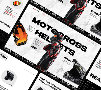 MX HELM - Creative Landing Page Concept branding concept creative creative design creative project design graphic graphic design interface landing landing page main page ui user experience user interface ux web web design