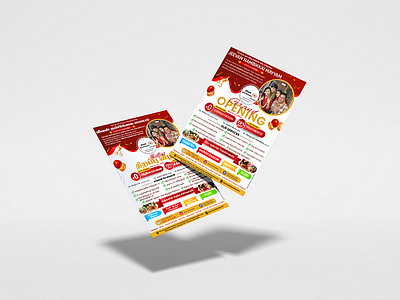 Flyers and brochures branding graphic design logo