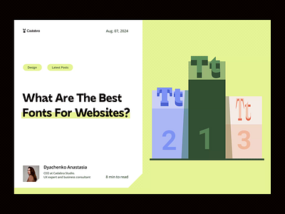 What Are The Best Fonts For Websites? article blog design fonts graphic design typography ui uiux website