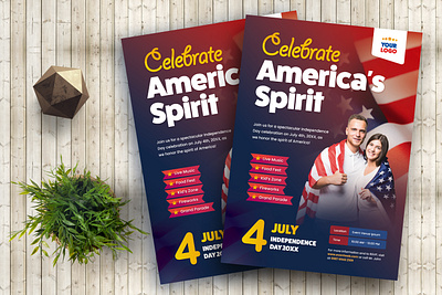 US Independence Day Celebration Flyer design flyer flyer design graphic design independence politic print design print template