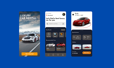 Book A Car App app app design car app new app design uxui