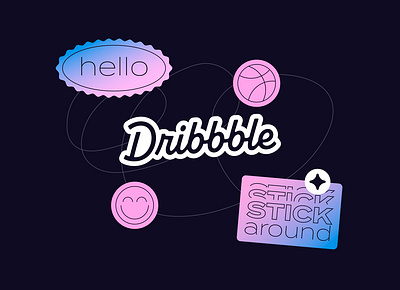 Hello Dribble! animation branding graphic design