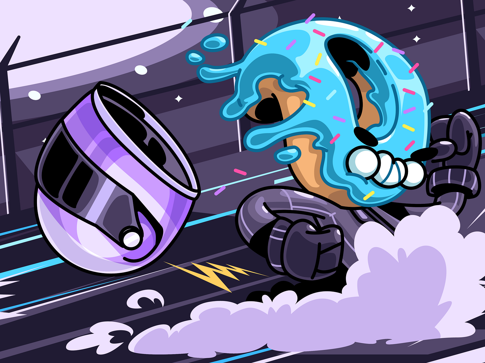 Don't rush, sherbet by Thunder Rockets on Dribbble