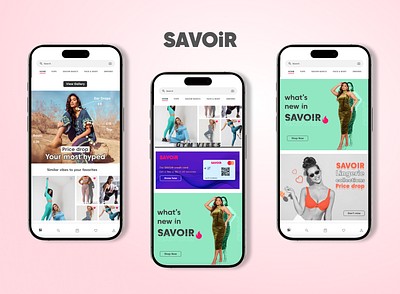 Savoir mobile appdesign ui visual design