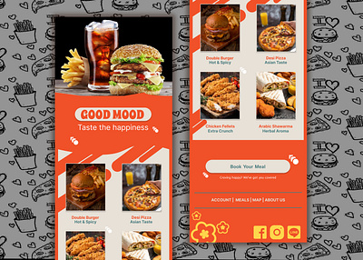 Good Mood Fast Food branding business template color palate colorful designs email email design email marketing email template fast food graphic design logo marketing mobile restaurant social media marketing template ui ux web design web site