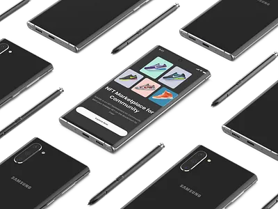 SOLEXE - NFT Marketplace Mobile App design marketplace nft sneaker ui uiux ux web3