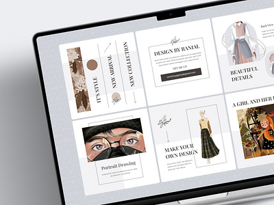 Ranial Instagram post drawing fashion instagram instagram post instagram template mockup template vektor