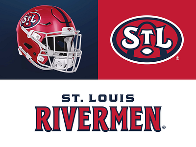 25/32 - St. Louis Rivermen branding design football frontiersman graphic design illustration lewis and clark logo missouri river rivermen sports sports branding st. louis typography