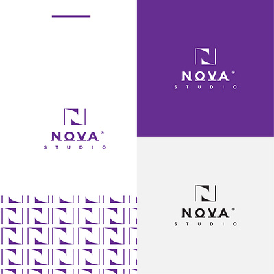 NOVA STUDIO - LOGO DESIGN branding graphic design illustrator logo pattern design photoshop