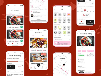 Food Delivery App Design adobexd appdesign appdesignideas figma foodappdesign fooddelivery fooddeliveryapp graphic design ui ux