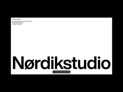 Nordikstudio minimalistic ui ux web webflow