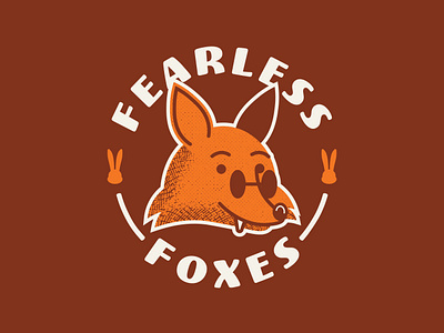 Fearless Foxes animal fox illustration sunglasses