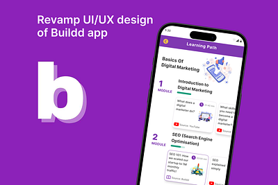 Re-design | UI/UX Design of Buildd App product design ui design ux design