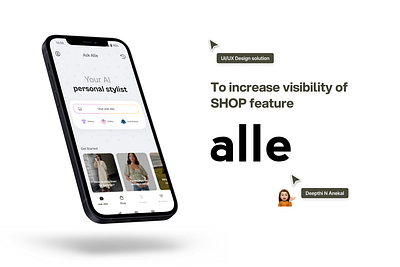 UI/UX Design solution|Increase visibility | Shop | Alle product design ui design ux design
